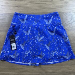 Greyson Skort Women Small Blue Malibloom Phoenix Shortie High Waist Ultra Light